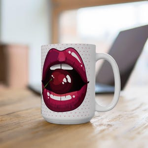 Romantic Kiss Ceramic Mug - Perfect Gift for Valentine&#39;s Day, Coffee Lovers, Home Decor, Unique Coffee Cup, Couples