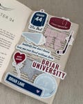 Off Campus BookTok Sticker & Bookmark Pack and Individuals | Ice Hockey Romance, Kindle Decals, Bookmarks | The Deal, Graham product logo