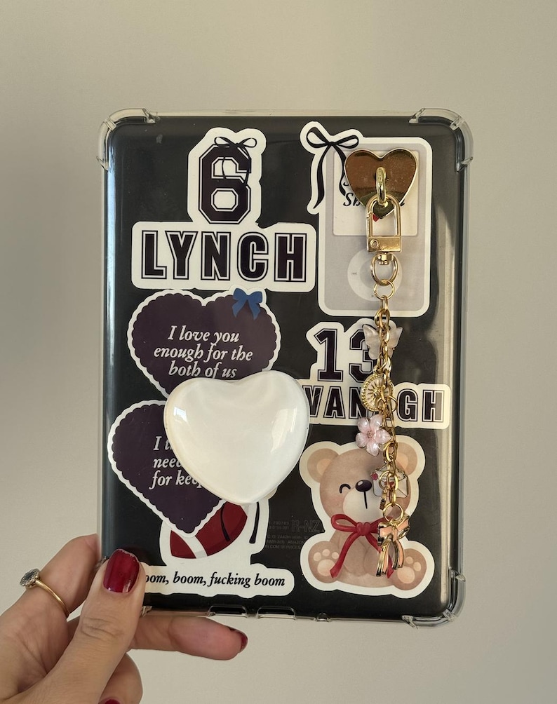 Custom Kindle Charm: Bookish Stainless Steel Keychain - Handmade image 2