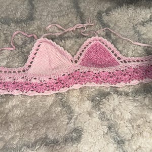 Crochet bralette