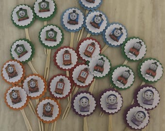 All Engines Go Cupcake Toppers