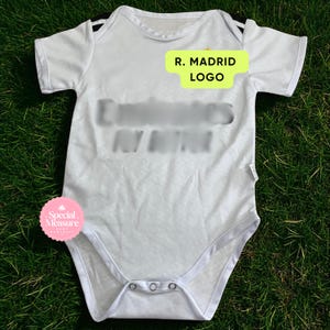 Personalized White Baby Bodysuit