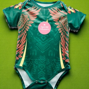 Personalized Mexico Gold 25/26 Baby Bodysuit