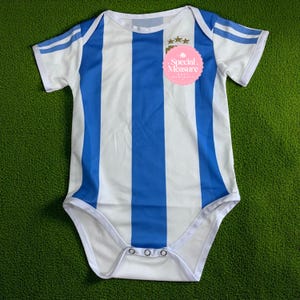 Personalized &quot;Little Albiceleste&quot; Soccer Baby Bodysuit