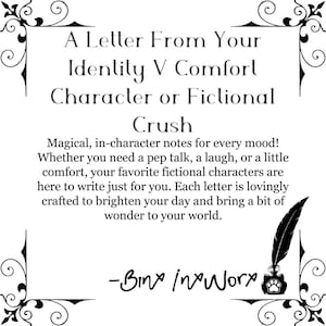 Carta digital de Identity V de tu personaje favorito