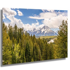 Grand Teton Snake River Overlook – Moderne Farblandschaft Inspiriert von Ansel Adams | Nationalpark Fotografie Druck