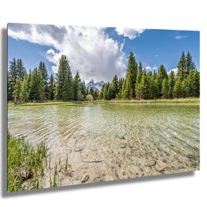 Schwabacher Landung und Grand Teton – Wyoming Landschaftskunst