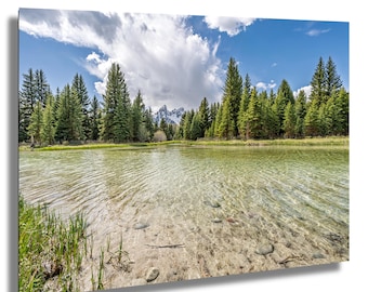 Schwabacher Landing and Grand Tetons – Wyoming Landscape Art