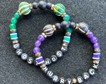 Pulseras de la amistad inspiradas en la Mansión Embrujada (juego de 2)