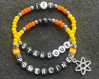 Pulseras de la amistad Powerline (juego de 2) inspiradas en La película Goofy