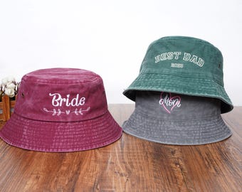 Cappello Da Pescatore Per Bambini Con Testo Personalizzato, Cappello Da Sole Con Tesa Da Secchio Per - Foto 8