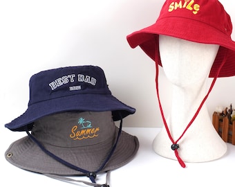 Personalized Embroidered Bucket hat,Custom Text/logo Sun hat,Outdoor hat,Hiking hat,Bachelorette Trip,Camping hat,Summer hat,Gift for Her