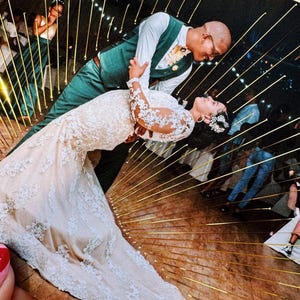 Classic Sunburst | Custom Hand-Embroidered Photograph