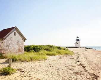 Nantucket Photography, Nautical Coastal Photos, Brant Point Lighthouse, Beach Decor, Living Room, Bedroom or Office Art, Beach Pictures