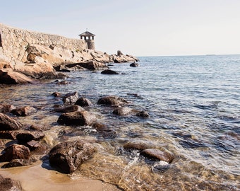 Front Beach Rockport, Massachusetts, Coastal Beach, Rocks Waves Wall Art, Ocean Photography, Home Decor, New England Beach House