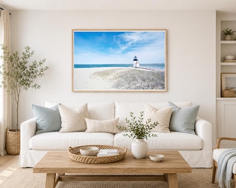 Brant Point Lighthouse Photography Print: Nantucket Coastal Decor