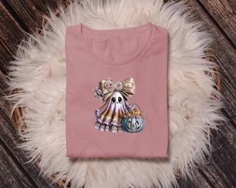 Cute Funny Ghost Pumpkin Png, Halloween Ghost PNG, Spooky Season Png, Trendy Halloween Design, Halloween Shirt Png, Cute Fall Shirt Png