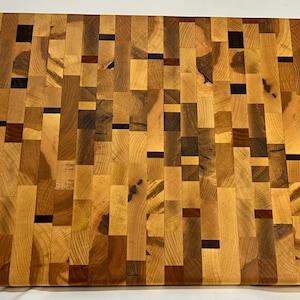 Hardwood cutting board butcher block
