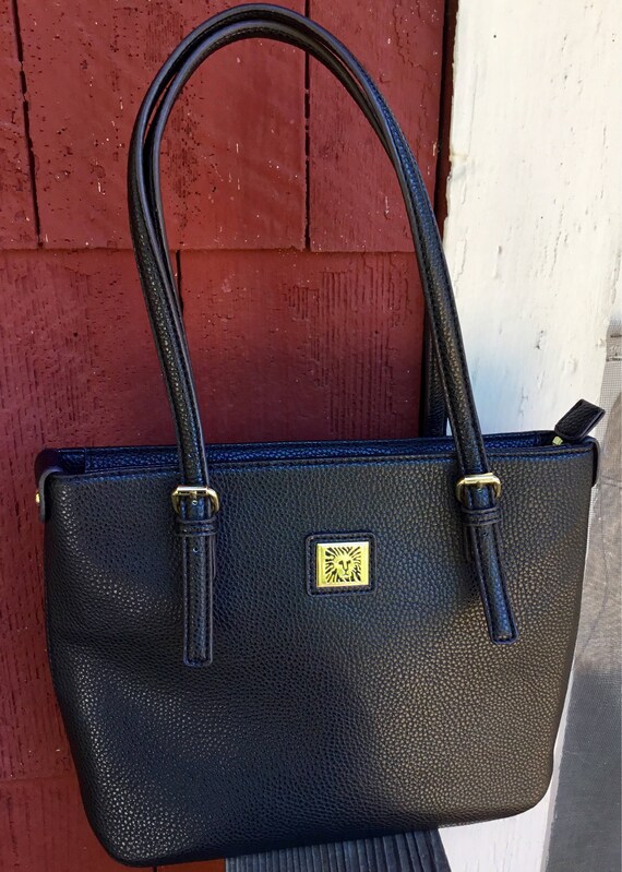 anne klein black handbag