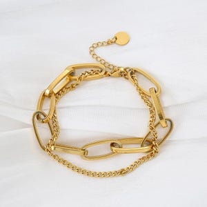 Double-Layer Chain Bracelet