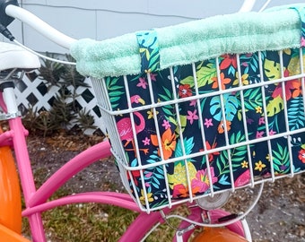 Bicycle Basket Liner Tote Bag - ON SALE!