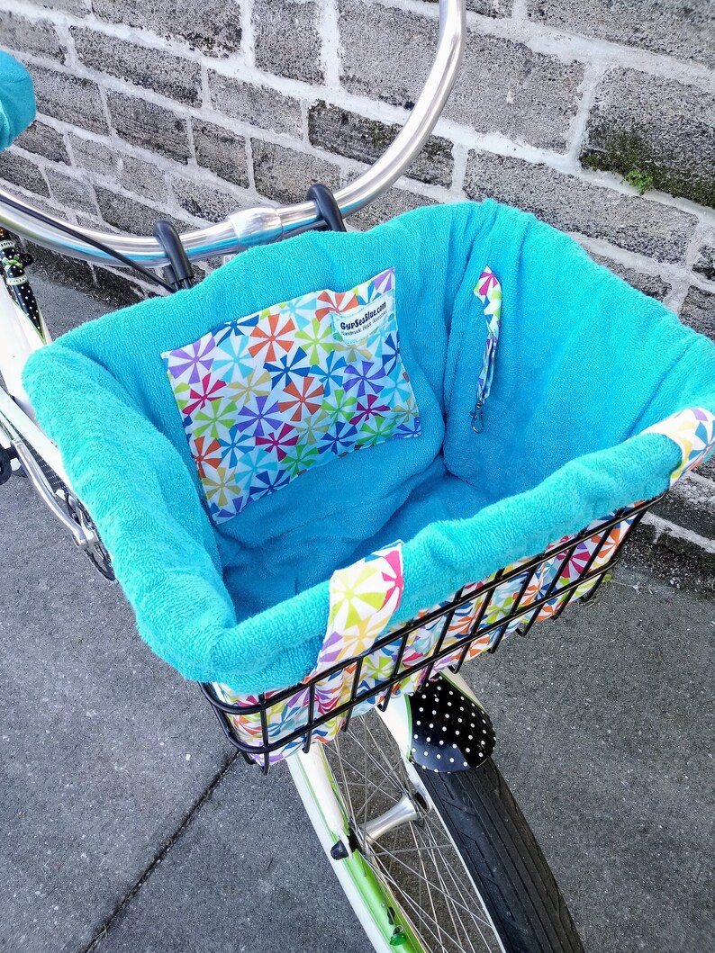Bicycle Basket Liner Tote Bag