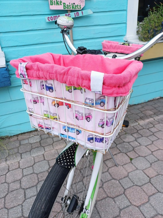 Bicycle Basket Liner Tote Bag Ships Free Etsy