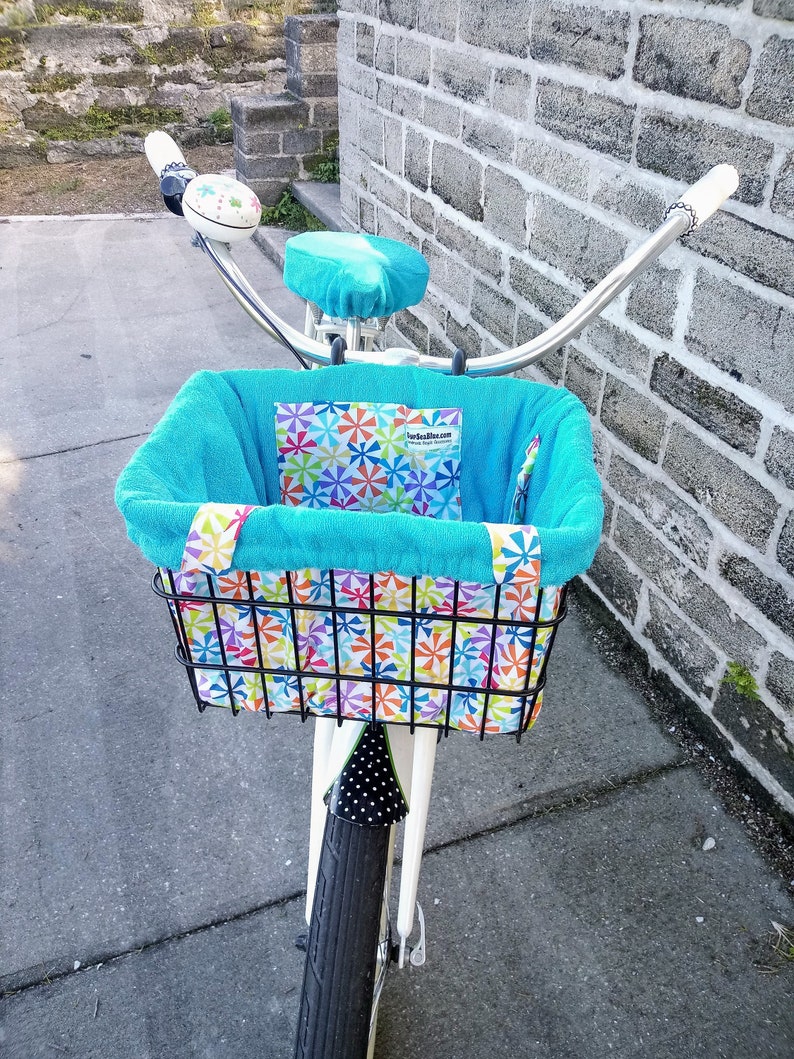 Bicycle Basket Liner Tote Bag