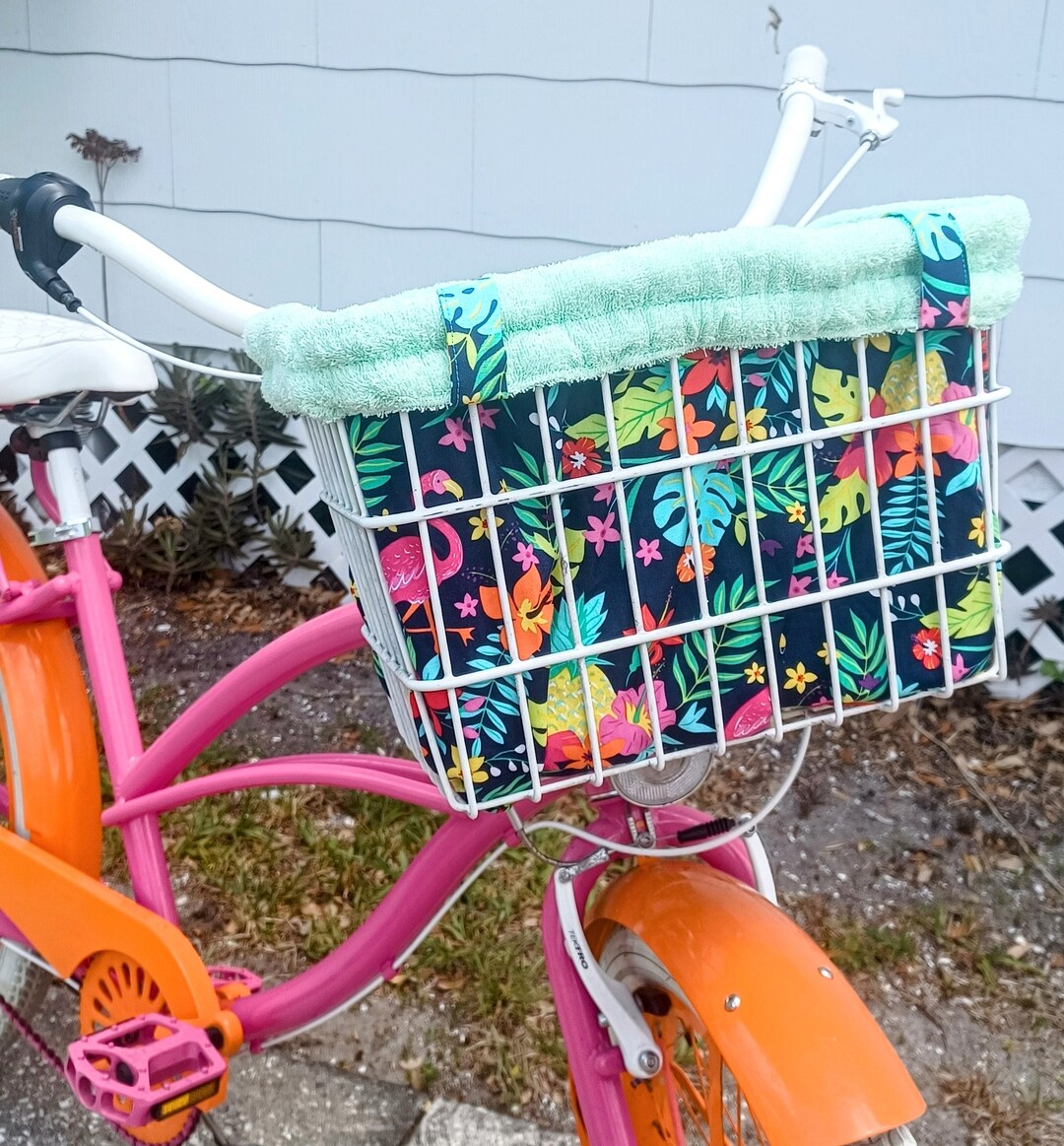 Bicycle Basket Liner Tote Bag ON SALE Etsy