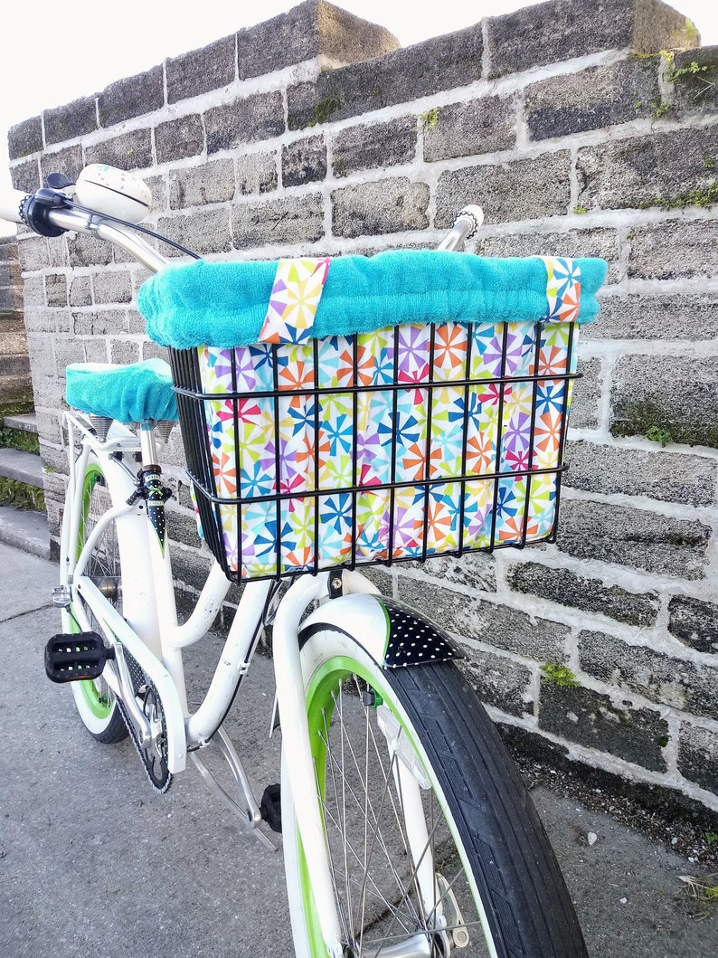 Bicycle Basket Liner Tote Bag