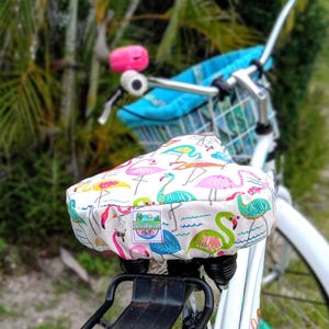 Bike Seat Cover – Reversible Terry & Cotton Bicycle Saddle Cover