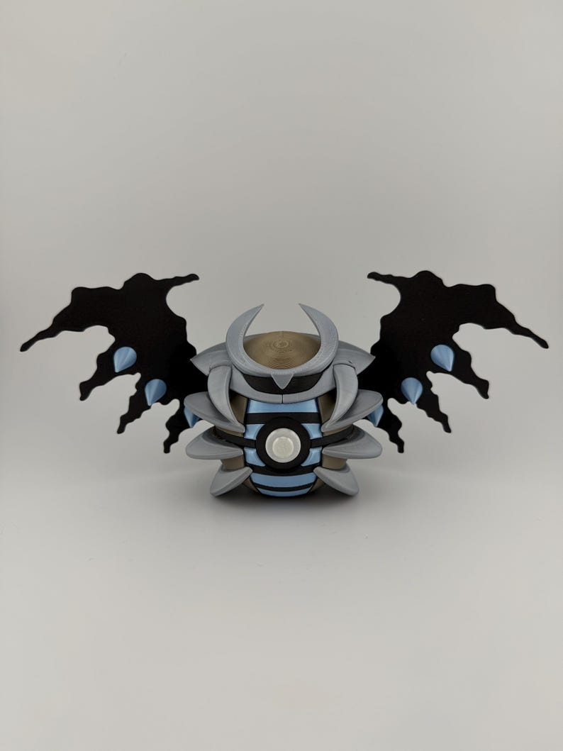 Giratina Pokeball Figurine – 3D Printed Pokemon Legendary Ghost Dragon, Shiny or Normal Collectible Gift Shiny