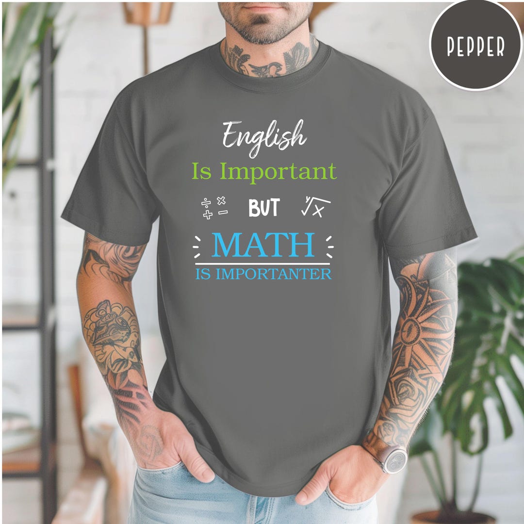 Math Teacher Tee, Funny 