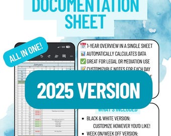2025 YEAR Coparenting Calendar