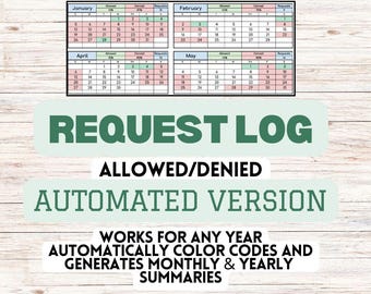 Coparenting Calendar: Auto-Color Coding, Monthly Summaries (Google Sheets Digital Download)
