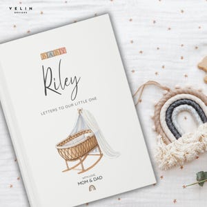 Diario personalizado "Cartas a mi bebé", regalo de embarazo personalizado para futuras mamás, libro de recuerdos para nuevos padres, regalos para baby shower