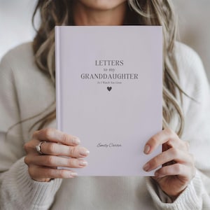 Cartas personalizadas para mi nieta, regalos de abuela a nieta, regalo sentimental para nieta, recuerdo de la abuela