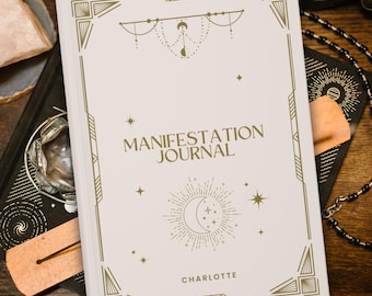 Manifestation Journal Personalized, Custom Manifest It Notebook for Daily Affirmations, Spiritual Gifts & Dreams, Law of Attraction Book