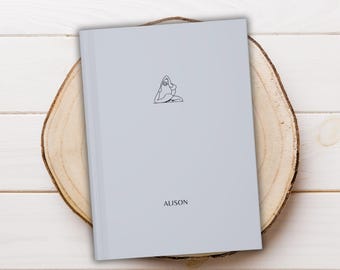 Personalized Yoga Journal, New Yoga Instructor Gift, Custom Gifts for Yoga Lover, Wellness Notebook, Future Yoga Teacher Gift, Yoga Notebook