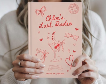 Last Rodeo Bachelorette Journal, Custom Bachelorette Trip Memory Keepsake, Bride Party Guest Book, Polaroid Bach Book, Nashville Scrapbook