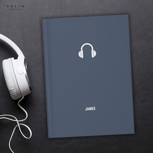 Lyrisches Journal personalisiert, benutzerdefiniertes Songschreibbuch für Musiker, Buch mit Songtexten, Geschenke für Musikliebhaber, Songschreib-Tagebuch
