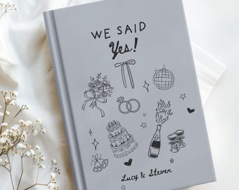 Diario di fidanzamento personalizzato per la sposa, quaderno per appunti di matrimonio personalizzato, regalo per la futura sposa, regalo per la festa della sposa, regalo per la coppia di novelli fidanzati