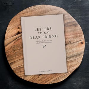Diario personalizado con cartas para mi perro, regalo conmemorativo personalizado para perros, regalos por la pérdida de un perro, recuerdo para un perro, regalo de condolencia, regalos por la pérdida de una mascota