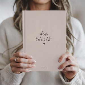 Diario personalizado "Cartas a mi hija", cuaderno de recuerdos personalizado para madres, regalo para baby shower, regalos para mamás primerizas, idea de regalo para niña