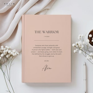 Encouragement Journal Gift Personalized, Custom Gifts for Women Fighting Breast Cancer, Support Items for Sick Friend, Chemo Patient Gift