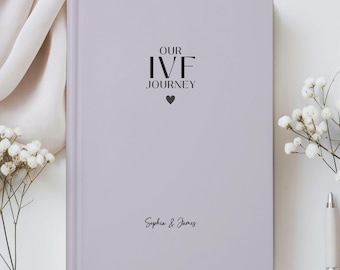 Personalized IVF Journal, Custom Name IVF Gift, IVF Notebook for Couples, Miracle Baby Gift, ivf Pregnancy, Infertility Gift, ivf Planner