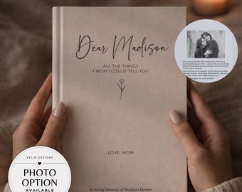 Loss of Daughter Grief Journal Personalized Letters to my Daughter Journal, Daughter Memorial Items, Daughter in Heaven, Loss of Child Gifts
