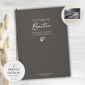 Hundeverlust Journal, Haustier Erinnerungsgeschenk, personalisierte Briefe an mein Hunde Journal, Verlust der Hunde Sympathie Geschenke, trauernde Hundebesitzer, Hunde Erinnerungsbuch