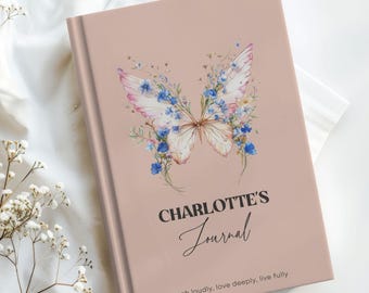 Gepersonaliseerd dagboek tienermeisje, verjaardagscadeau tween, dagboek tienermeisje, cadeau-ideeën tienermeisje, notitieboekje kleindochter