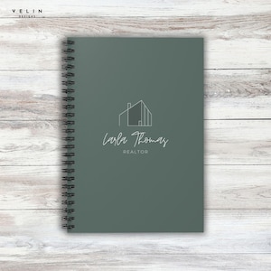 Personalized Realtor Notebook, Closing Gift, Custom Realtor Gifts, Real Estate Agent Notebook, Thank You Gift, Realtor Stationary